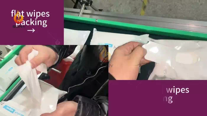 Cross-fold Wet Wipes Machine