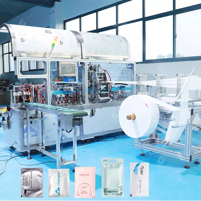 Four Side Seal Single Wet Wipes Making Machine