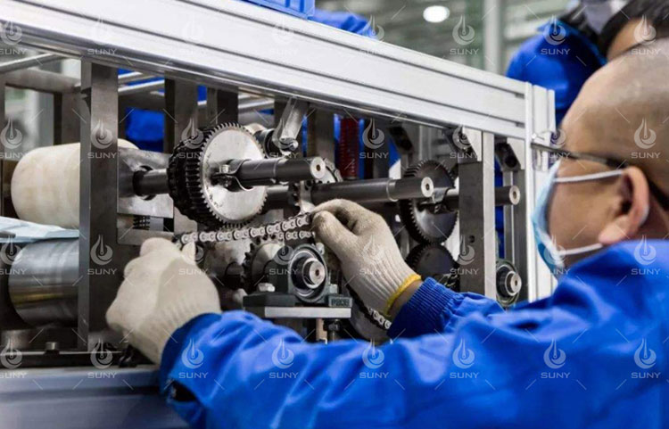 Ways to check common problems of folding mask machine