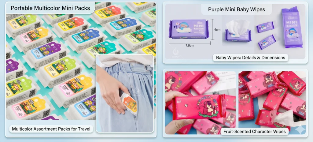 Portable Wet Wipes Making Machine finish product
